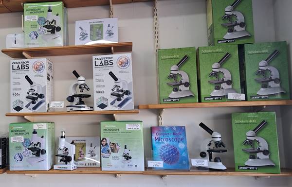 Microscopes at The Sussex Astronomy Centre