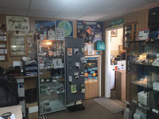 A large range of Eyepieces and Accessories at The Sussex Astronomy Centre